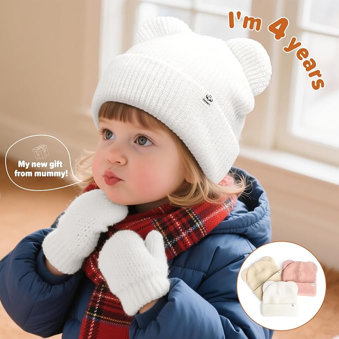 DANMY Baby Beanie Winter Knit Hat - Image 3