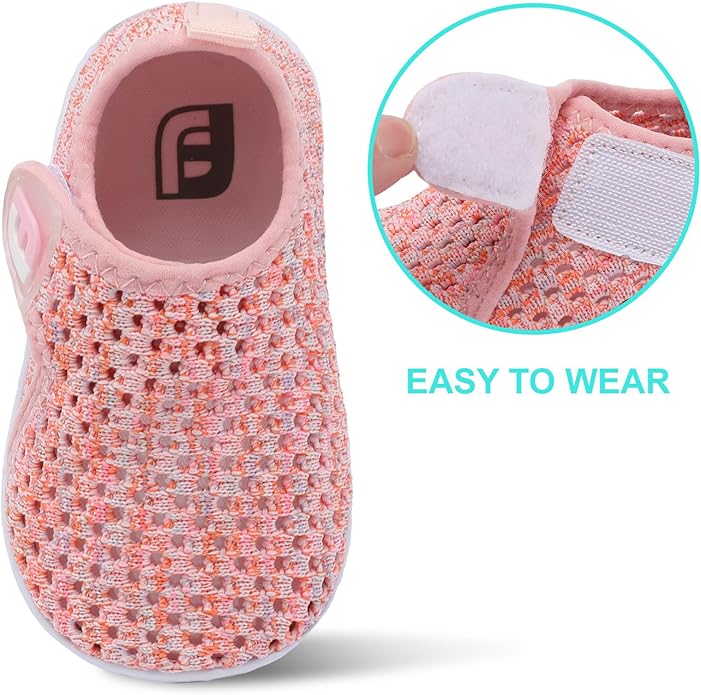 JOINFREE Baby Toddler Water Shoes Boys Girls Sandals Barefoot Kids Breathable Sneakers Shoes for Walking Running