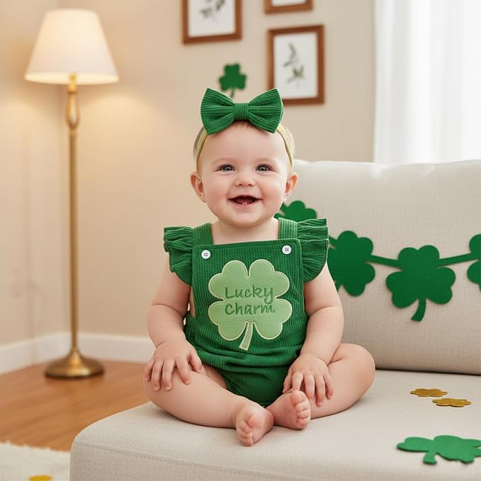 YINGISFITM My First Halloween Baby Girl Outfit Newborn Pumpkin Bubble Romper - Image 3