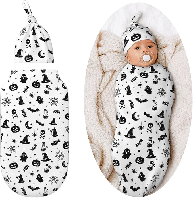 Goth Swaddle Blankets Soft Receiving Blanket Baby Swaddle Wrap by Figtihw