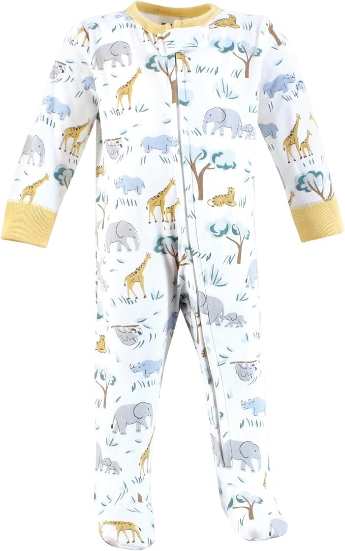 Hudson Baby Unisex Baby Cotton Sleep and Play - Image 3
