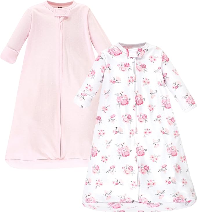 Hudson Baby Unisex Baby Cotton Long-Sleeve Wearable Sleeping Bag by HudsonBaby