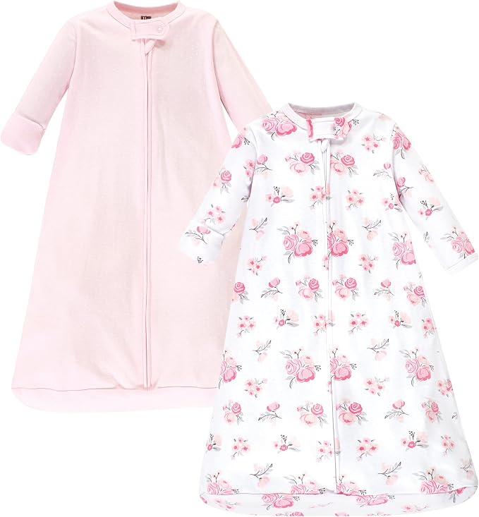 Hudson Baby Unisex Baby Cotton Long-Sleeve Wearable Sleeping Bag by HudsonBaby