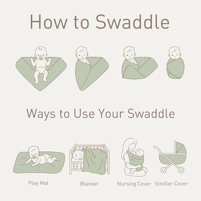 GLLQUEN BABY Muslin Swaddle Blankets - Image 6