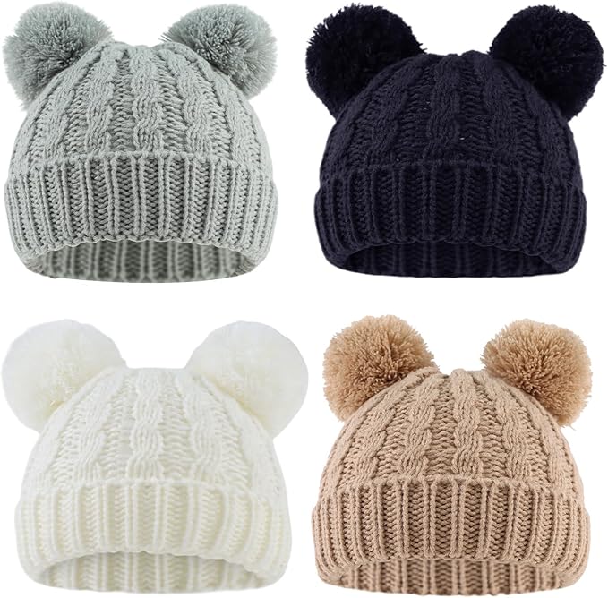 Yuoahcn Baby Girl Beanie Winter Baby Boy Hat Pom pom Warm Infant Toddler Cold by Yuoahcn
