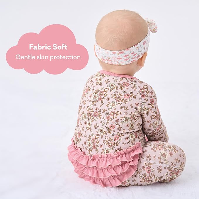 pureborn Baby Sleeper Viscose from Bamboo Zipper Footies 0-24 Months - Image 2