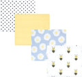 Hudson Baby Unisex Baby Cotton Flannel Receiving Blankets, Daisy Bee, One Size by HudsonBaby