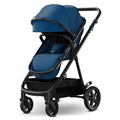 Mompush Meteor2 Baby Stroller 2-in-1 with Newborn Mode, Large Shock-Absorbing Wheels, Car Seat Adapter Included – Full-Size Infant & Toddler Stroller for All-Terrain Family Outings