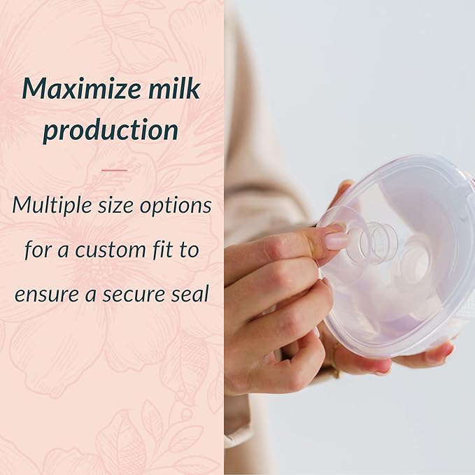 Ameda Breast Pump Flange Insert | 21mm Flange Insert | Ameda Pump Parts | Universal Flange Insert | Compatible with GLO, MYA Joy, MYA Joy Plus and Pearl Breast Pumps | 2 Count