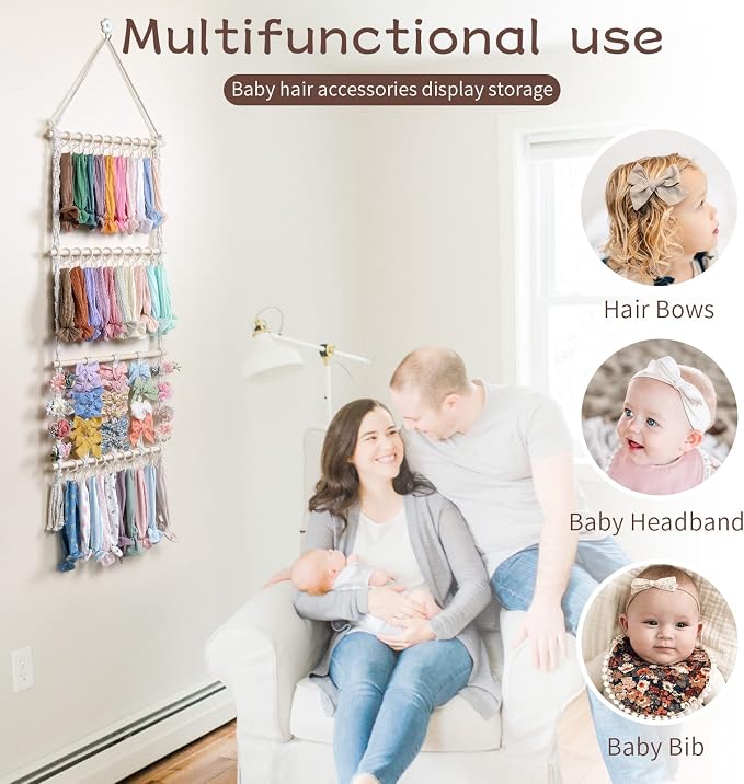 POVETIRE Headband Holder Hair Bows Organizer - Image 3