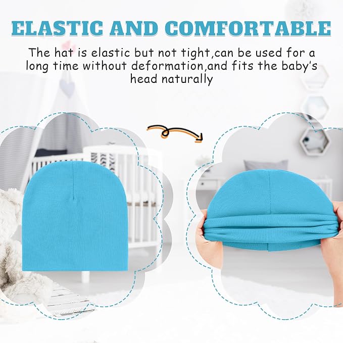Century Star Baby Beanie Hats Newborn Infant Toddler Beanies - Image 3