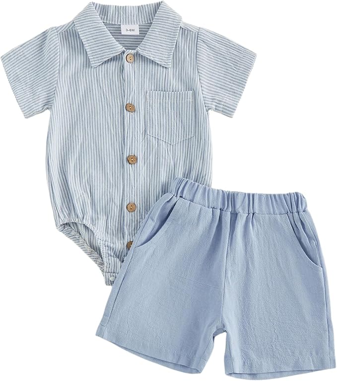 PUHHAPIEY Baby Boy Gentleman Wedding Outfit Dress Romper Suspender Pants | 0 3 by PUHHAPIEY