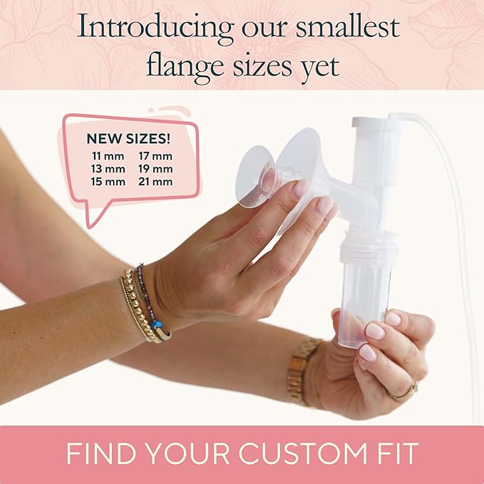Ameda Breast Pump Flange Insert | 17mm Flange Insert | Ameda Pump Parts | Universal Flange Insert | Compatible with GLO, MYA Joy, MYA Joy Plus and Pearl Breast Pumps | 2 Count