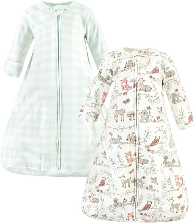Hudson Baby Unisex Baby Cotton Long-Sleeve Wearable Sleeping Bag by HudsonBaby