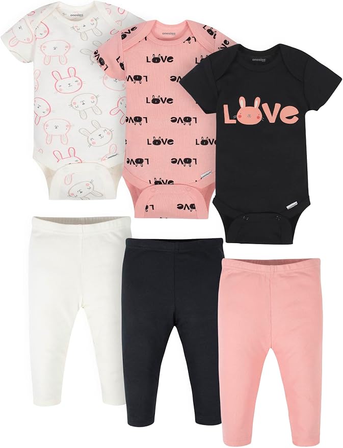 Onesies Brand Unisex Baby 3 Outfit Bundle Mix Match Pants Set by OnesiesBrand