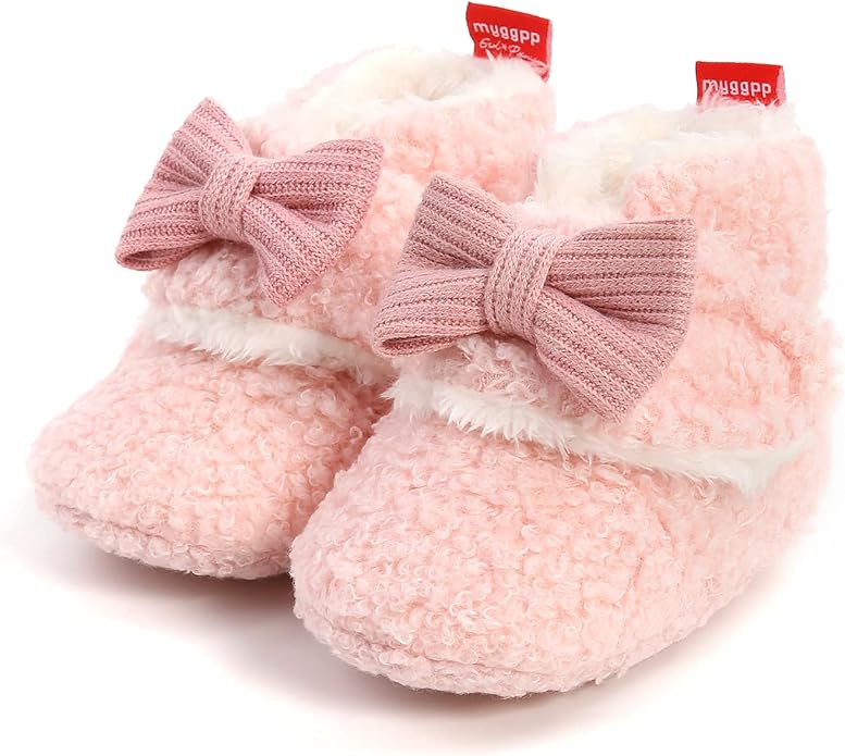 Baby Booties Cozy Fleece Slippers Soft Baby Shoes - Image 4