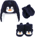 Hudson Baby Baby Hudson Baby Unisex Baby Trapper Hat, Mitten and Bootie Set by HudsonBaby