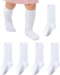 Baby Knee High Socks Soft Seamless Cotton Long Stockings by hakugoo