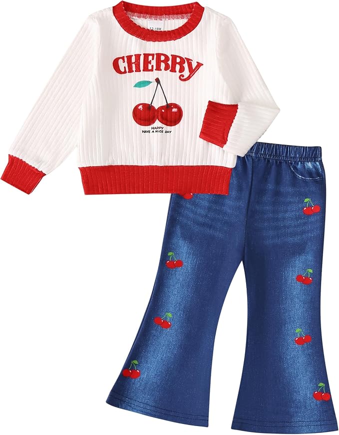 Renotemy Toddler Baby Girl Clothes Fall Winter Outfits Gifts 12Months-5T by Renotemy