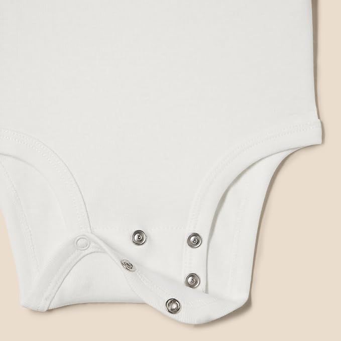 Amazon Essentials Unisex Babies' Long-Sleeve Cotton Bodysuits - Image 4