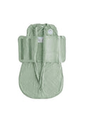 Dreamland Baby Bamboo Viscose Swaddle Blanket (0-6 months). 1.0 TOG Ultra Soft Swaddle Blanket w/Built in Band. 97% Viscose, 3% Spandex (Sage). Mom-Owned US Business, Premium Materials