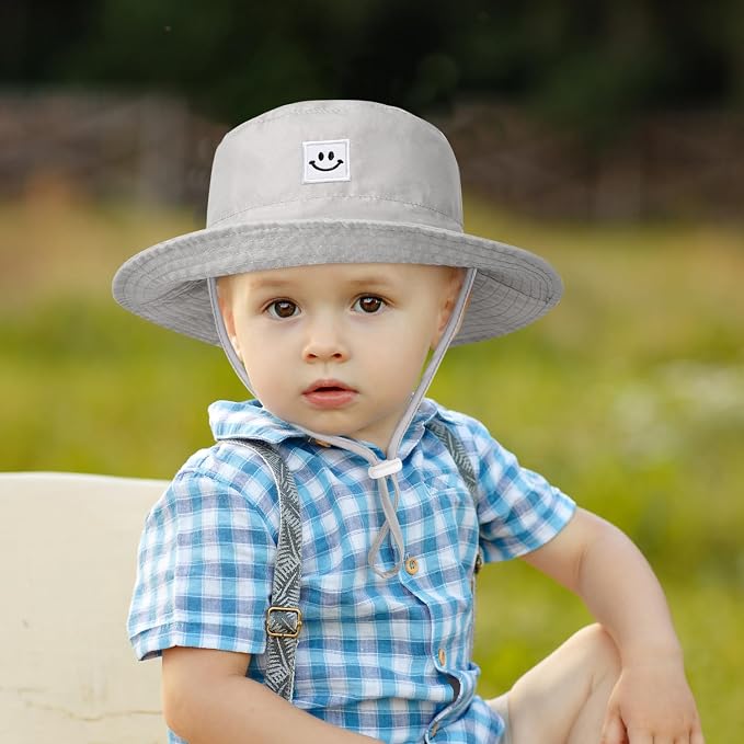 Baby Toddler Sun Hat, Kids Summer UPF 50+ Foldable Beach Bucket Hat - Image 2