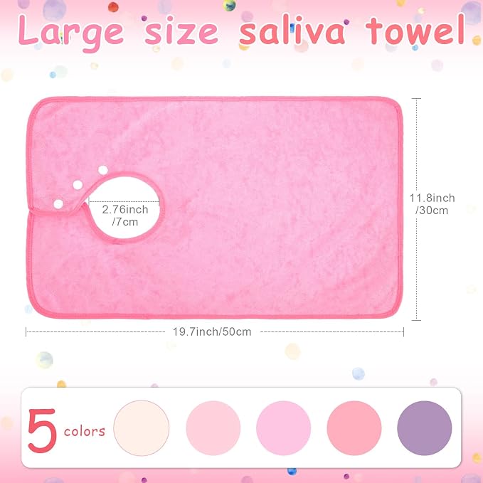 Hercicy Full Coverage Pullover Toddler Baby Bibs | Terry Cloth Bibs - Image 2