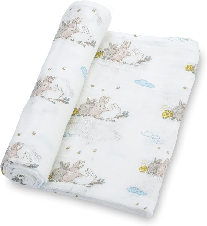 LollyBanks Baby Swaddle Blankets, 100% Organic Cotton Muslin Baby Blanket | 2 - Image 3