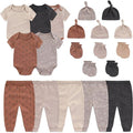Unisex Baby Boy Girl Bodysuits Sets 20 Pack Cotton Casual New Born Clothes Comfort Infant Outfit Essentials