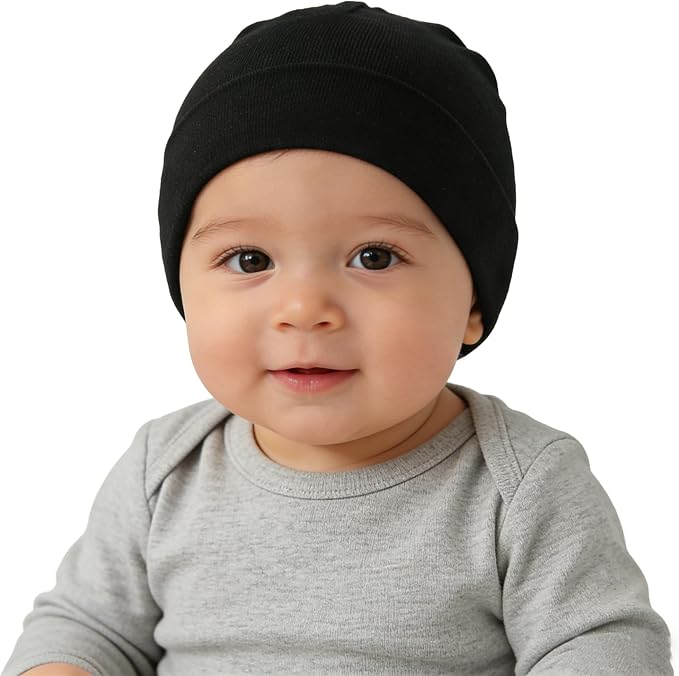 Newborn Hats Mittens Set Cute Baby Girls Boys Cotton Beanie hat Gloves - Image 5