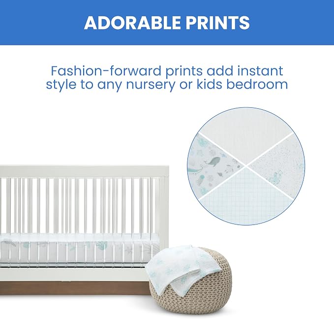 Delta Children 100% Cotton Muslin Baby Receiving Blankets - Image 5