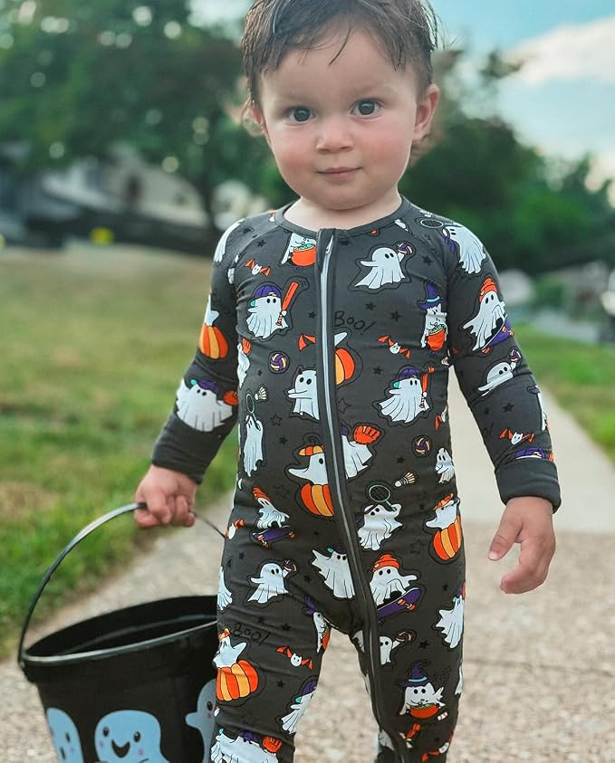 babee Reshinee Bamboo Viscose Baby Footie Pajama, Zipper Sleeper Boys Girls | - Image 3