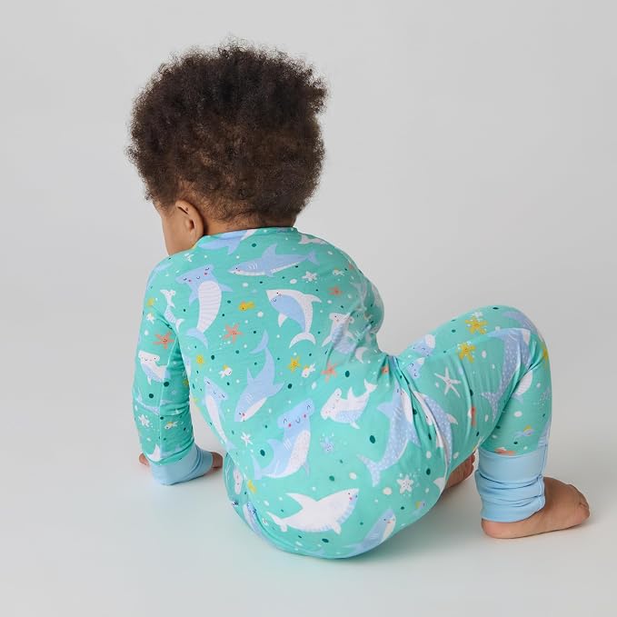 Little Sleepies Pajamas for Baby Boys & Girls, Viscose from Bamboo Baby Pajamas - Image 9