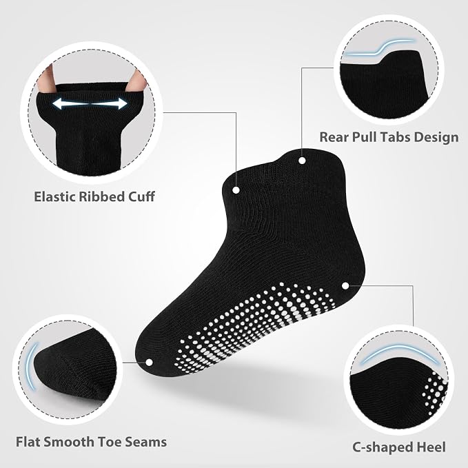 BACSAC Baby Boys Girls Socks Non Slip Breathable Comfort Toddler Infant Ankle - Image 5