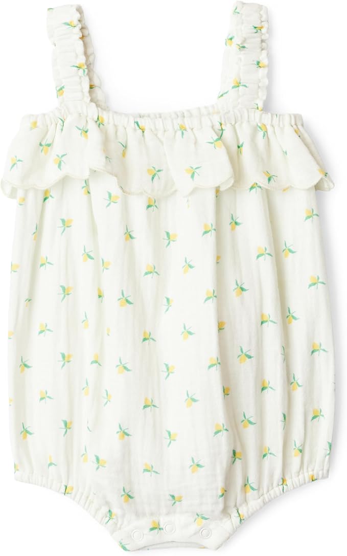 Amazon Essentials x Sofia Grainge Baby Girls' Cotton Gauze Sleeveless Romper by AmazonEssentials