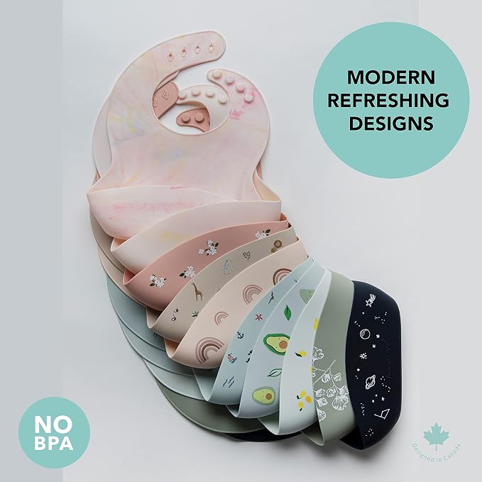 Loulou Lollipop Soft, Waterproof Silicone Feeding Bib - Image 7