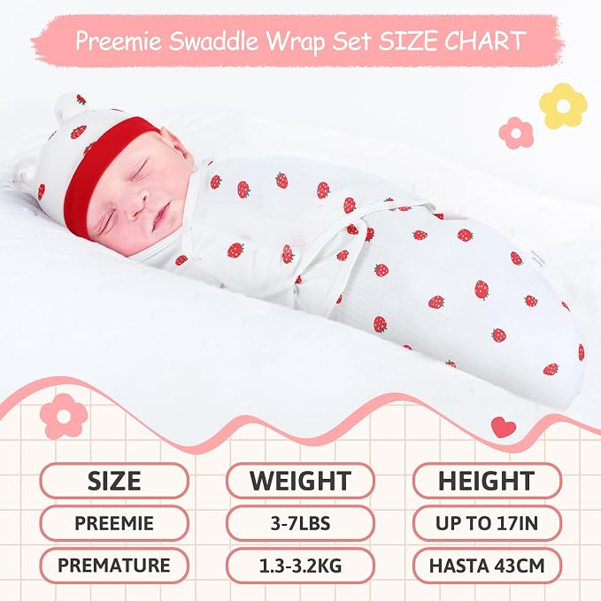 Buryeah 4 Pack Swaddle Blanket Wrap - Image 2