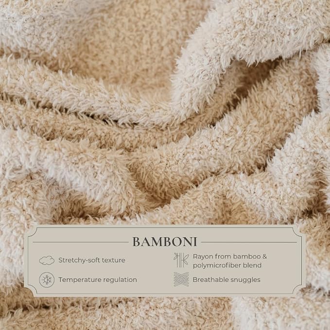 Saranoni Bamboni Oversized Blanket Soft Comfort Couch Bed Nautical Blue XL | - Image 2