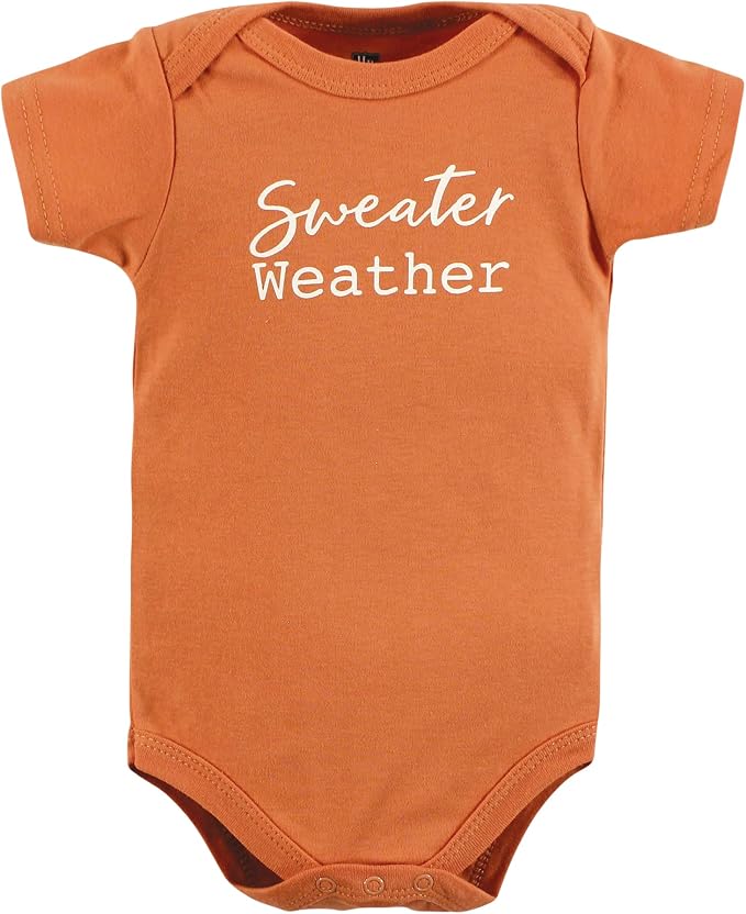 Hudson Baby Baby Girls' Cotton Bodysuits 7-pack - Image 5