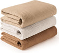 Konssy 3-Pack Muslin Baby Swaddle Blankets, 47 x 47 in Receiving Blankets | by Konssy