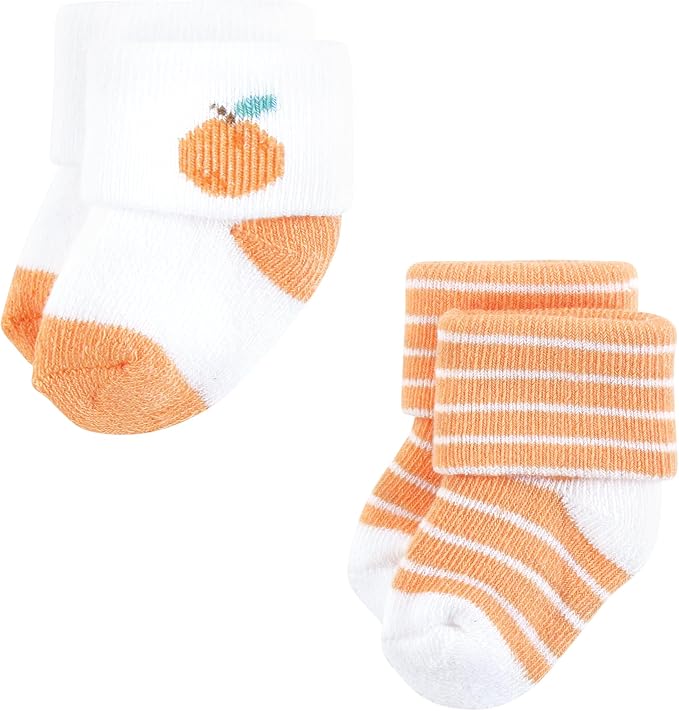 Hudson Baby Baby 8-pack Cotton Rich Newborn and Terry Socks - Image 6