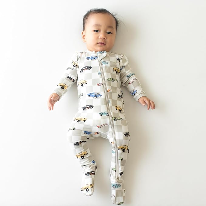KYTE BABY Infant and Toddler Dual Zipper Footie, Ultra-Soft Rayon Made From - Image 2