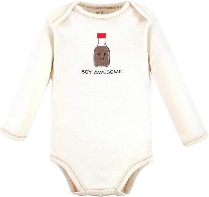 Touched by Nature Unisex Baby Organic Cotton Long-Sleeve Bodysuits - Image 4