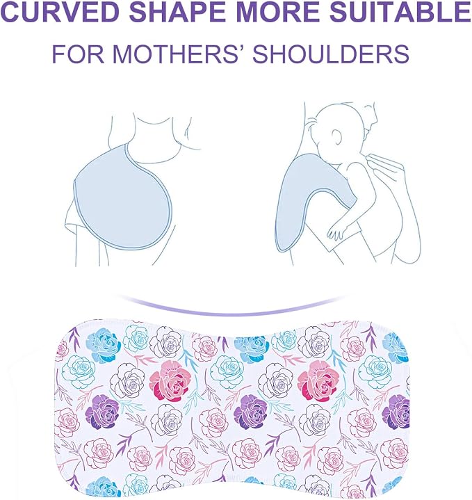10-Pack Burp Cloths for Baby Boys and Girls - Image 2