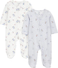 Simple Joys by Carter's Baby Girls' 2-way Zip Thermal Footed Sleep and Play by SimpleJoysbyCarters