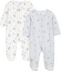Simple Joys by Carter's Baby Girls' 2-way Zip Thermal Footed Sleep and Play by SimpleJoysbyCarters