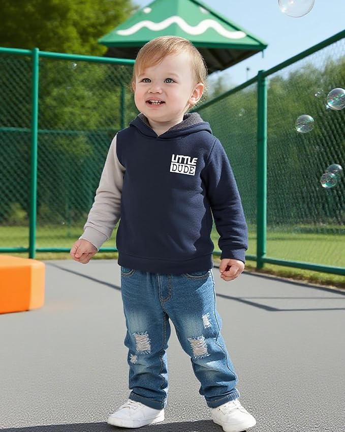 NZRVAWS Baby Boy Clothes Toddler Boy Outfit 2 3 4T 6 12 18 24 Month Fall Winter - Image 2