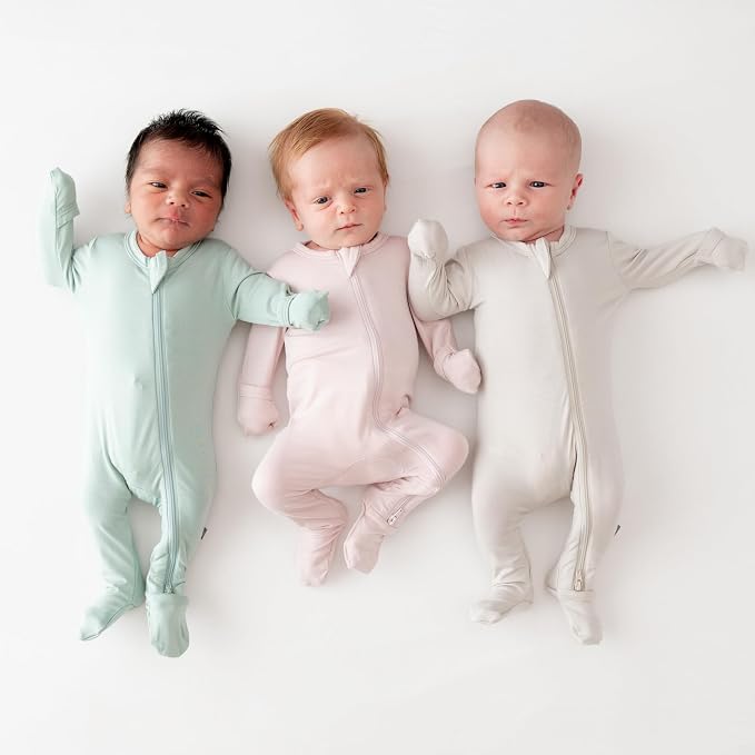 KYTE BABY Infant and Toddler Dual Zipper Footie, Ultra-Soft Rayon Made From - Image 6