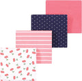 Luvable Friends Little Treasure Flannel Receiving Blankets 4pk by Luvable+Friends