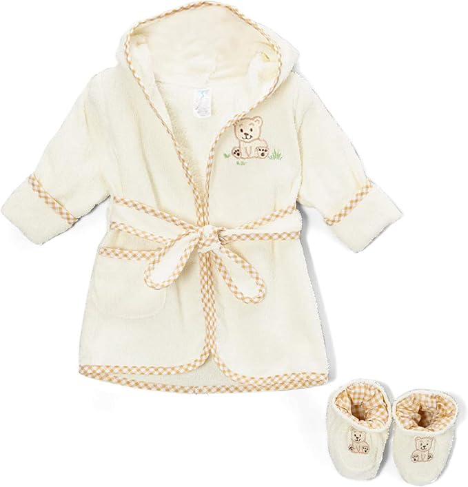 Spasilk 100% Cotton Hooded Terry Bathrobe by Spasilk